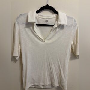 GAP Women's Cream Polo